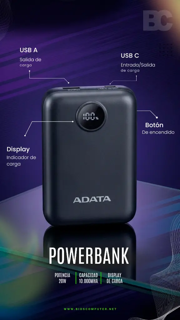 POWERBANK ADATA C100.webp
