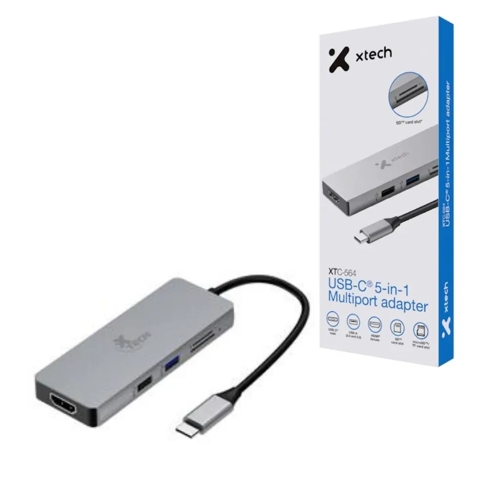 Adaptador Multipuertos Tipo C Xtech XTC564 
