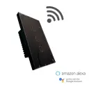 Switch Inteligente Wifi 3 Puertos Negro Smartlife