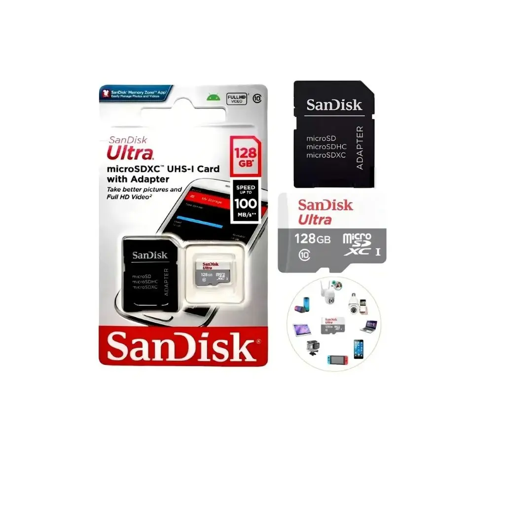Memoria MicroSD 128gb Sandisk Ultra