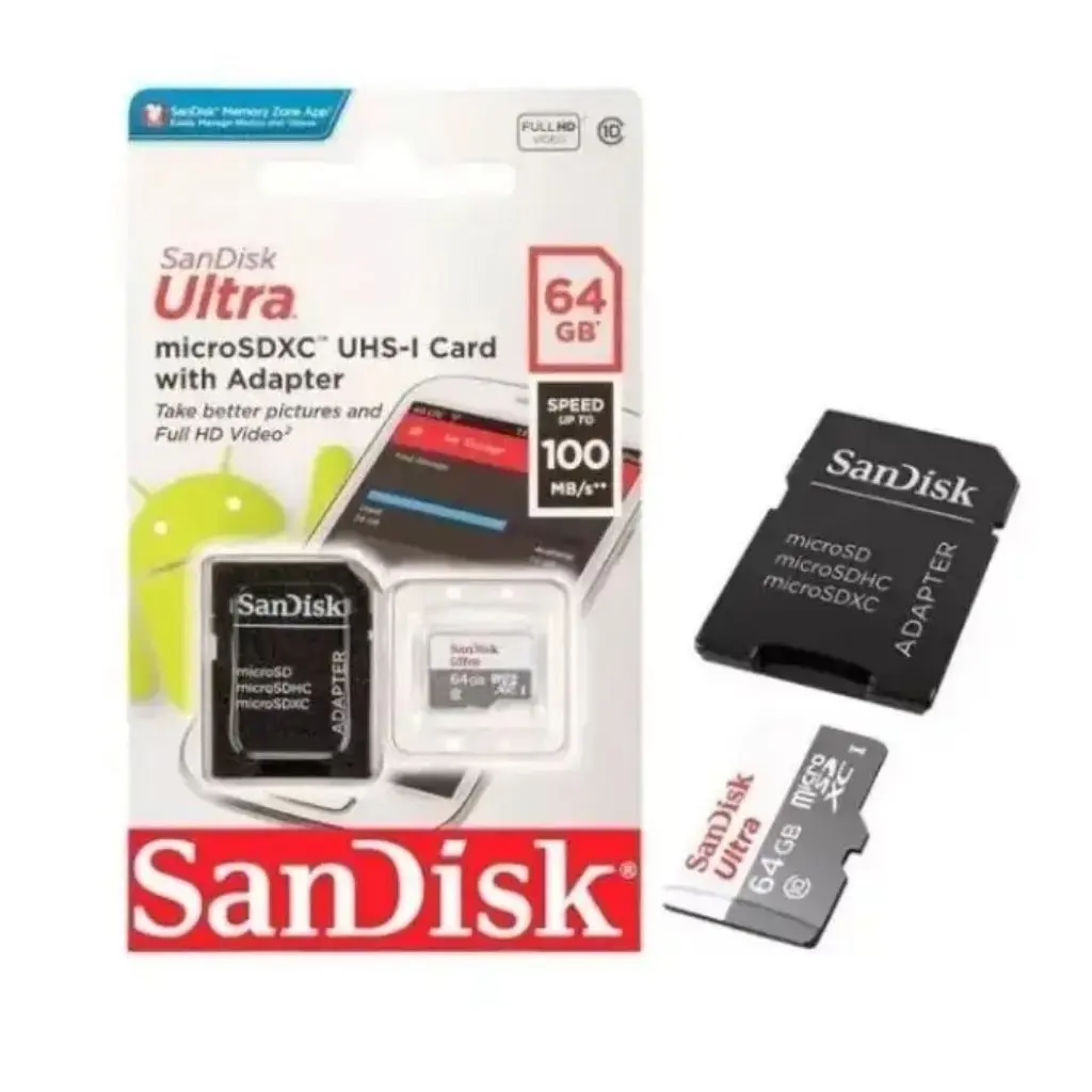Memoria MicroSD 64gb Sandisk Ultra