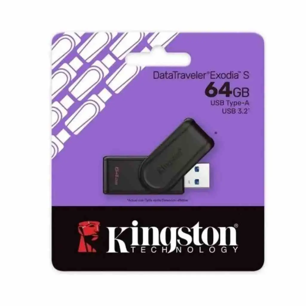 Memoria Usb 64gb Kingston 3.2 DataTraveler Exodia S