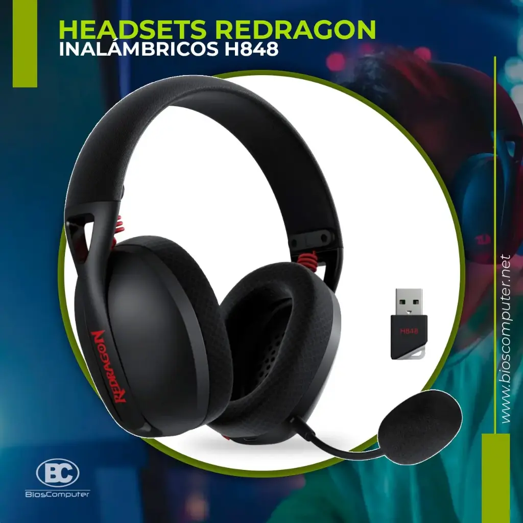 Auriculares Inalámbricos Redragon IrePro H848
