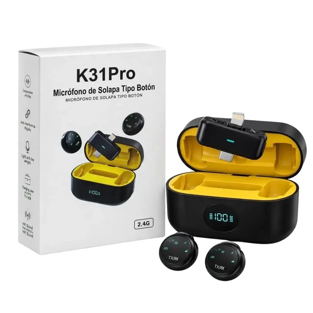Micrófono Para Smartphone Dual K31Pro