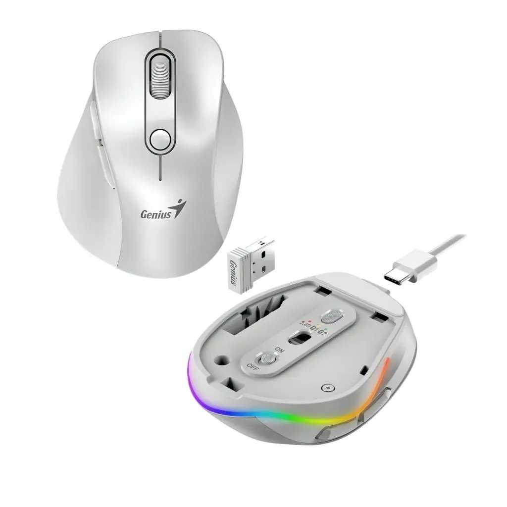 Mouse Genius Inalambrico Bluetooth Recargable Ergo 9000s