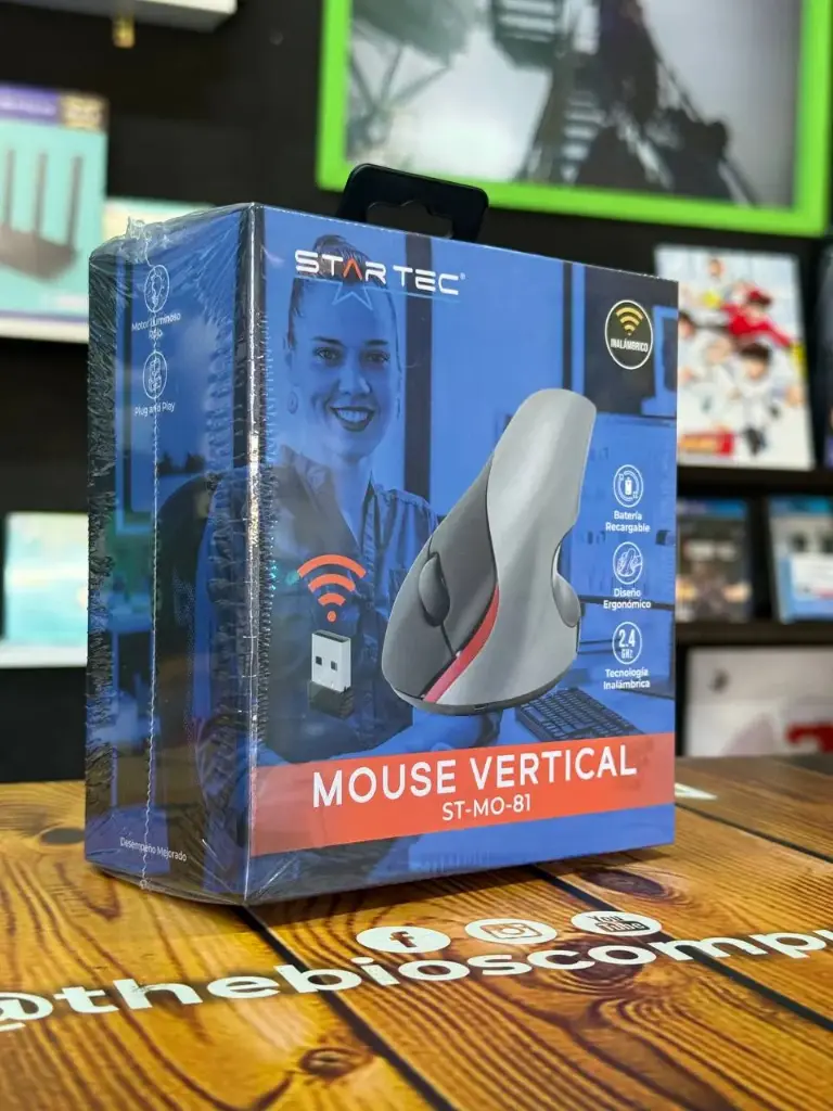 Mouse Startec Ergonómico USB ST-MO-81