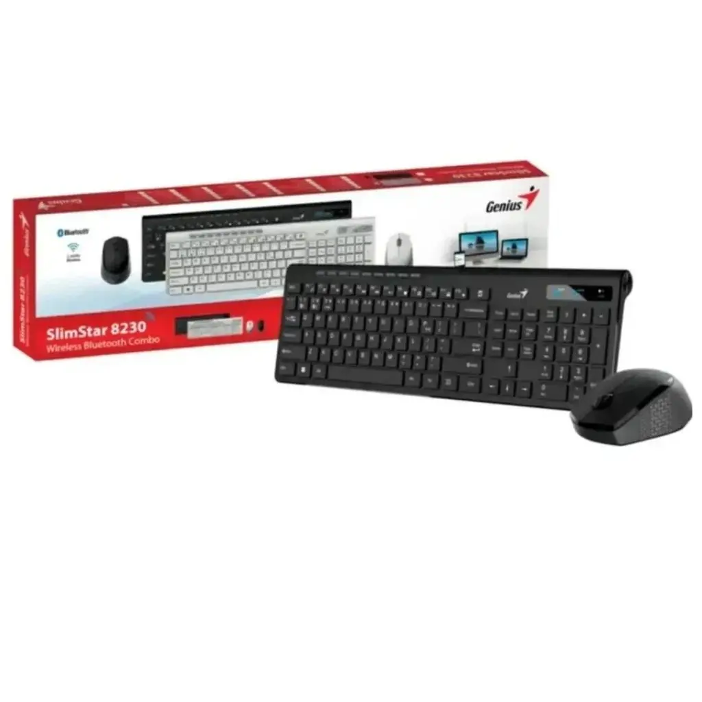 Combo Teclado y Mouse Bluetooth Genius SlimStar 8230
