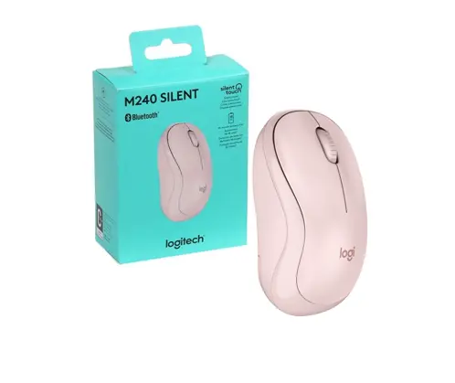 Mouse Logitech Bluetooth M240 Rosado