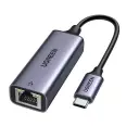 Adaptador Ugreen 50737 USB Tipo C A Ethernet Gigabit RJ45 LAN de Red 1000Mbps Gris