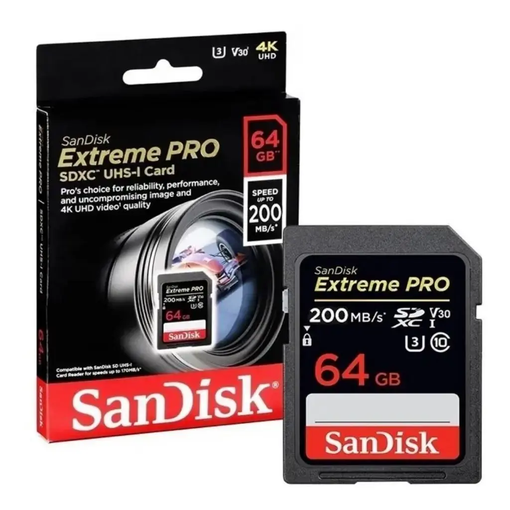 Memoria SD 64gb  Sandisk Extreme Pro Sdxc Uhs-i 