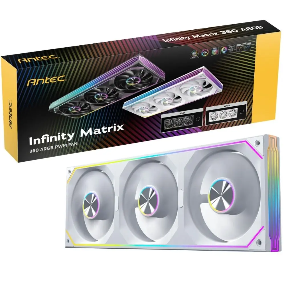 FANS x3 infinity matrix 360 argb pwm fan