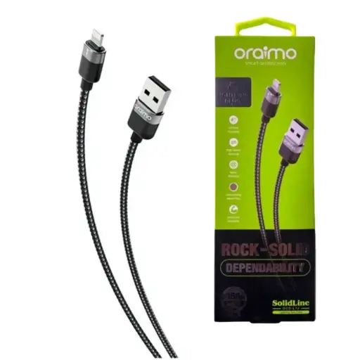 Cable USB A a Lightning Oraimo 1mt OCD-L72 Negro