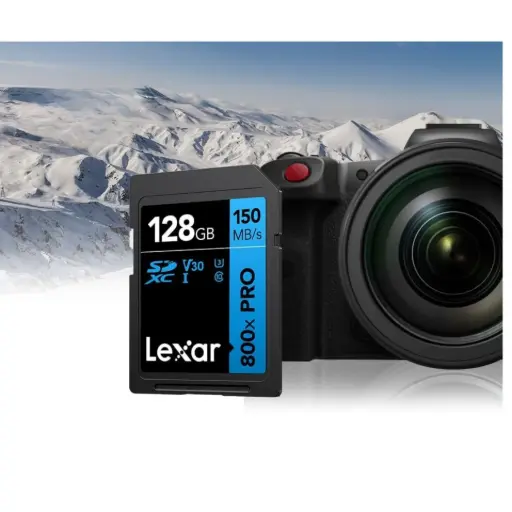 Memoria SD 128gb Lexar  800x Pro SDXC UHS-I 150MB
