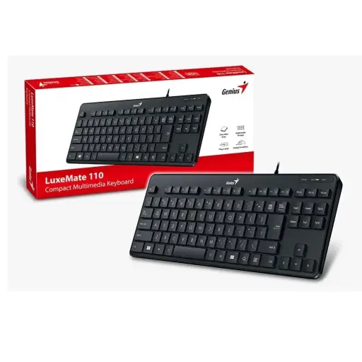 Teclado Genius LuxeMate 110 USB Negro