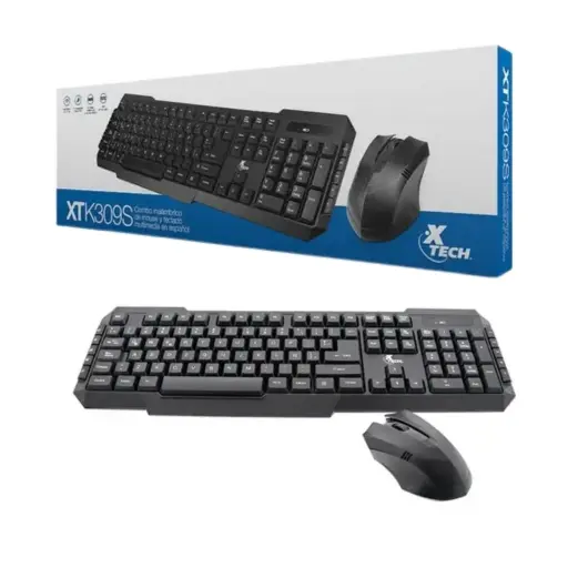 Combo Teclado + Mouse Inalámbrico XTECH XTK309S